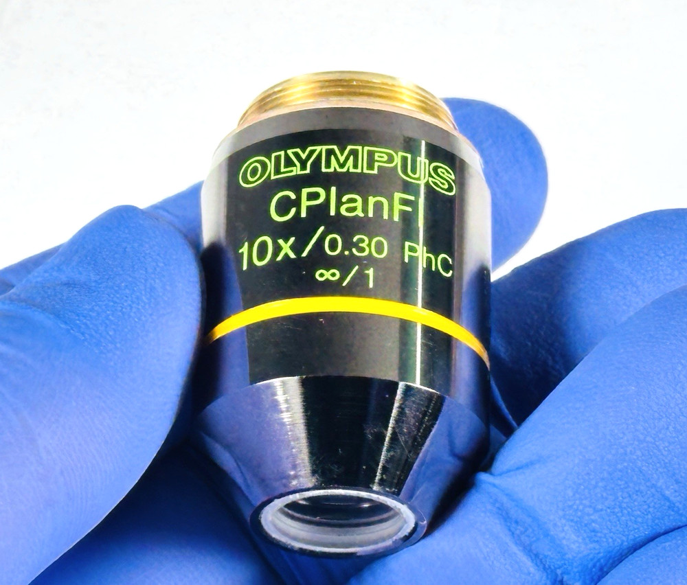 Olympus CPlanFl 10x/0.30 PhC Infinity Microscope Objective Phase Contrast