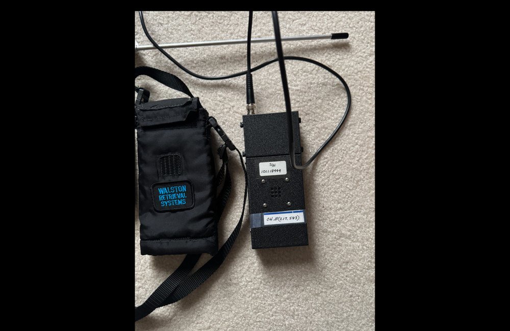 Walston Retrieval System for finding lost model aircraft. Up tp 3 miles range