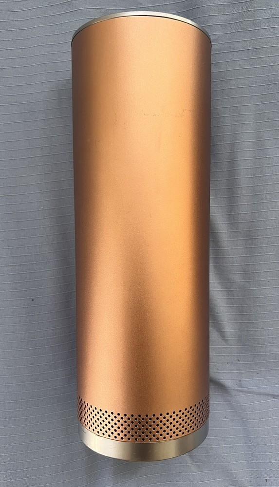 Stellé Audio Couture Pillar Bluetooth Speaker Metallic Bronze w/Power Cable EUC