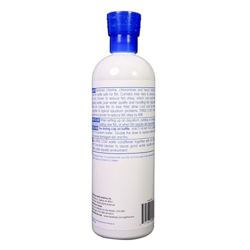API STRESS COAT Aquarium Water Conditioner 16-Ounce 16 fl oz, Multi-colored