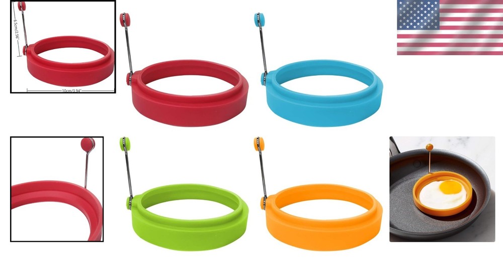 Food Grade Silicone Egg Ring Set