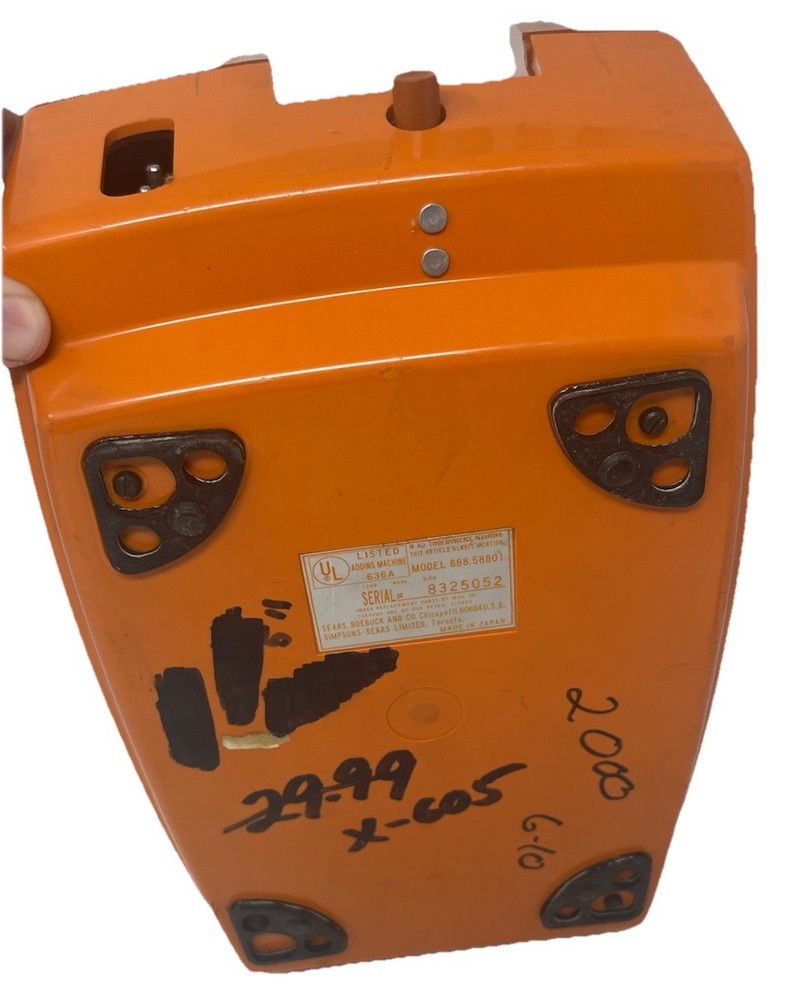 Vintage Sears Electric Adding Machine Brown Model 888.58801 Untested