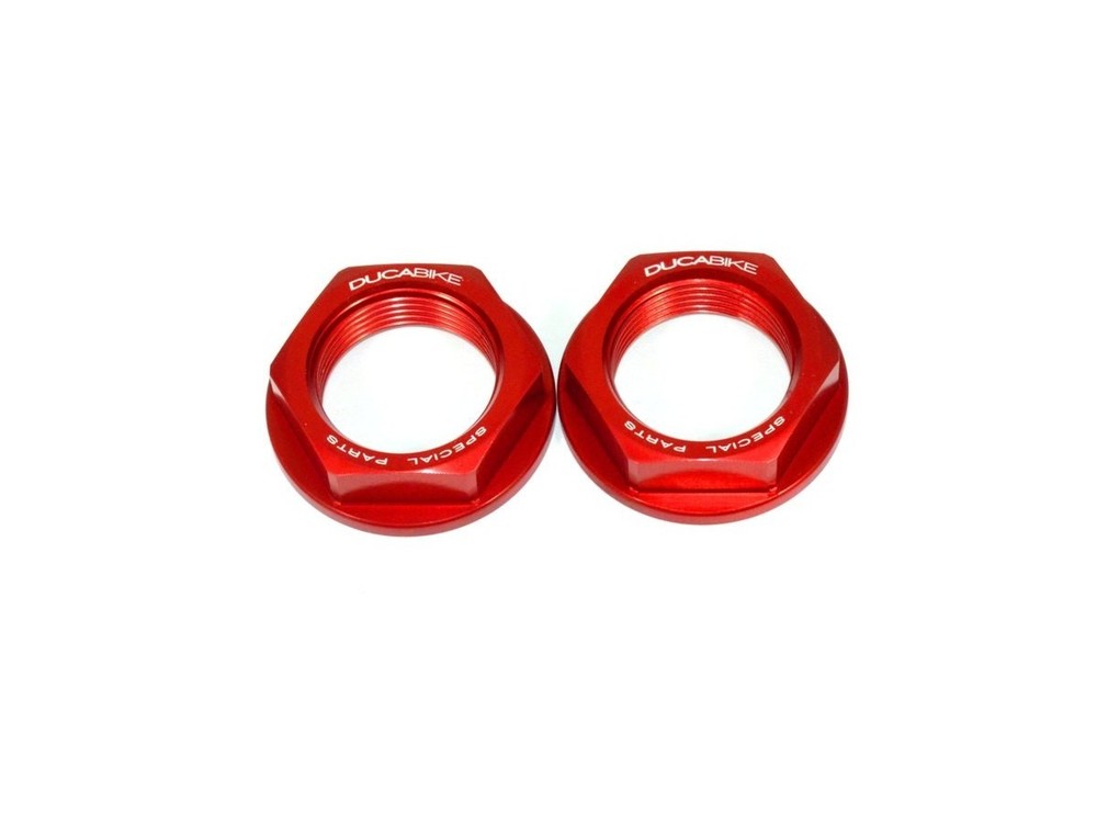 Ducabike Ducati Rear Wheel Nuts - ST3/ST3S 2007 - Red