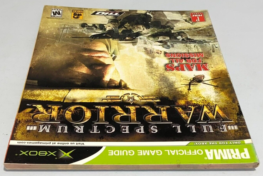 Full Spectrum Warrior Prima Official Game Guide Paperback 2004