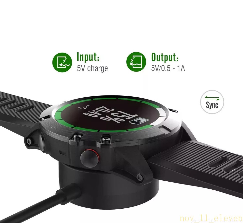 For Garmin Fenix 5/5 Plus/5S/5S Plus/5X USB Charging Data Cable Dock Charger