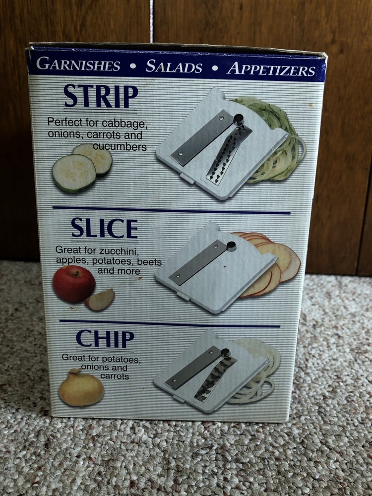 Progressive Pro-Slice 4 Piece Slice & Garnish Machine•Open Box