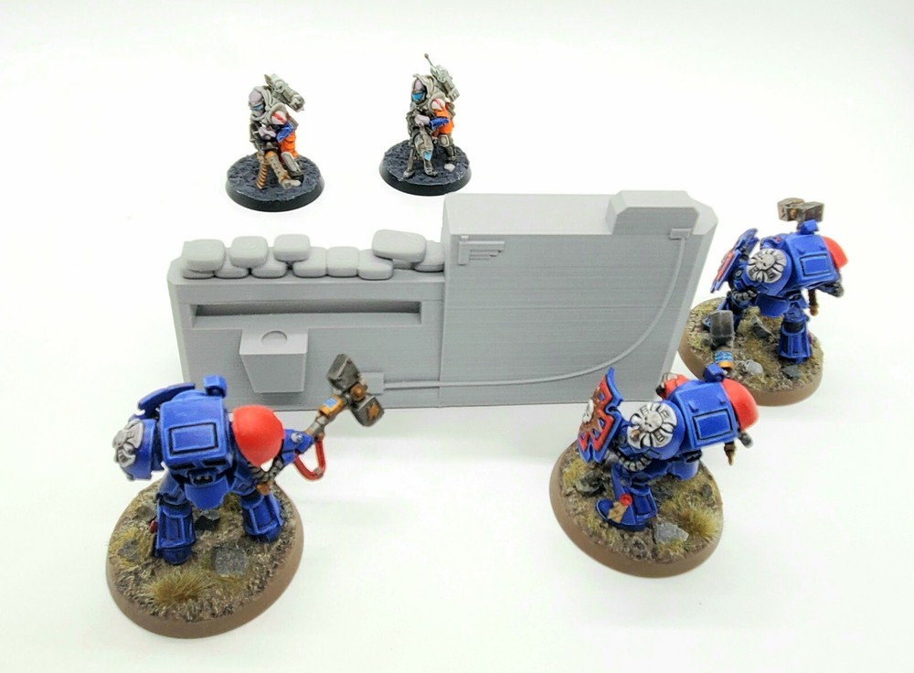 3d Printed Infantry Post Terrain for Tabletop Gaming