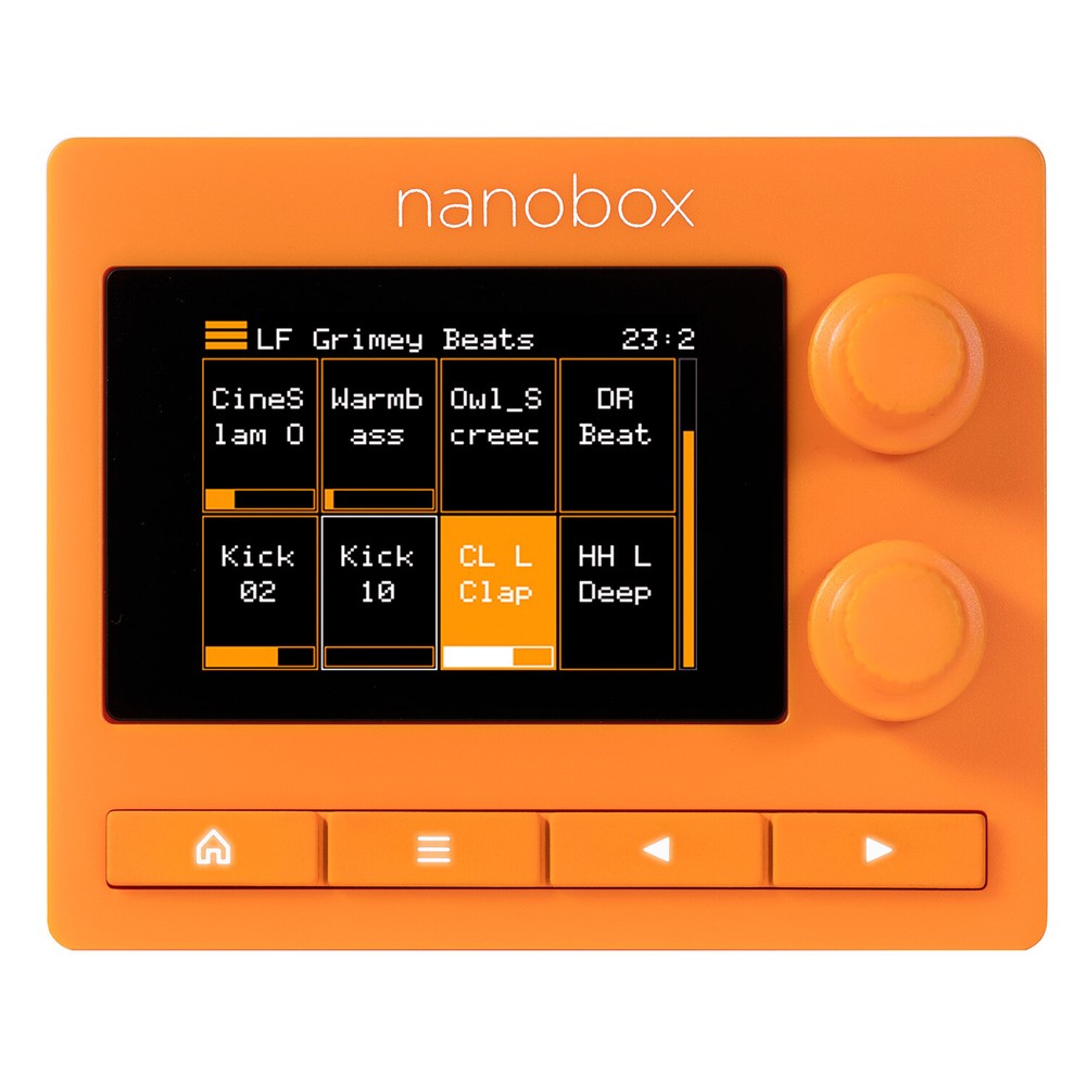 1010music nanobox | tangerine Compact Streaming Sampler Module
