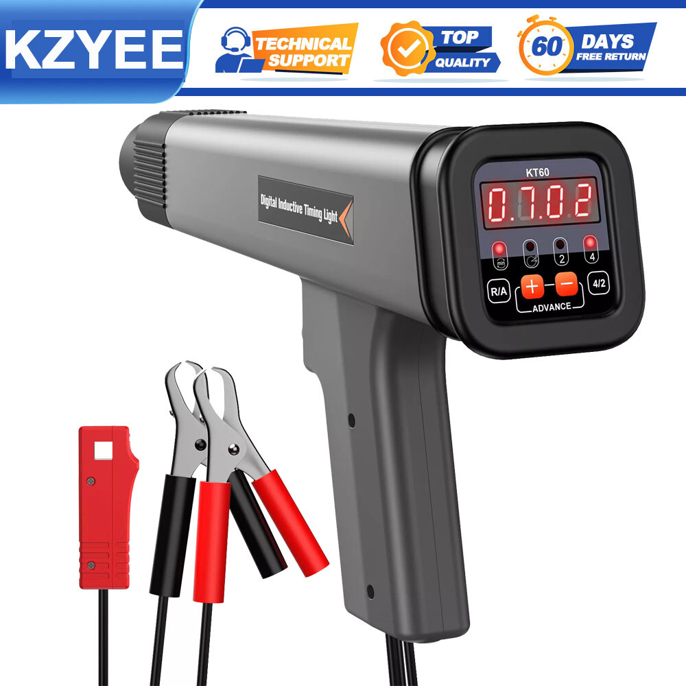 12V Professional Digital Inductive Timing Light Engine Ignition Timing Detector