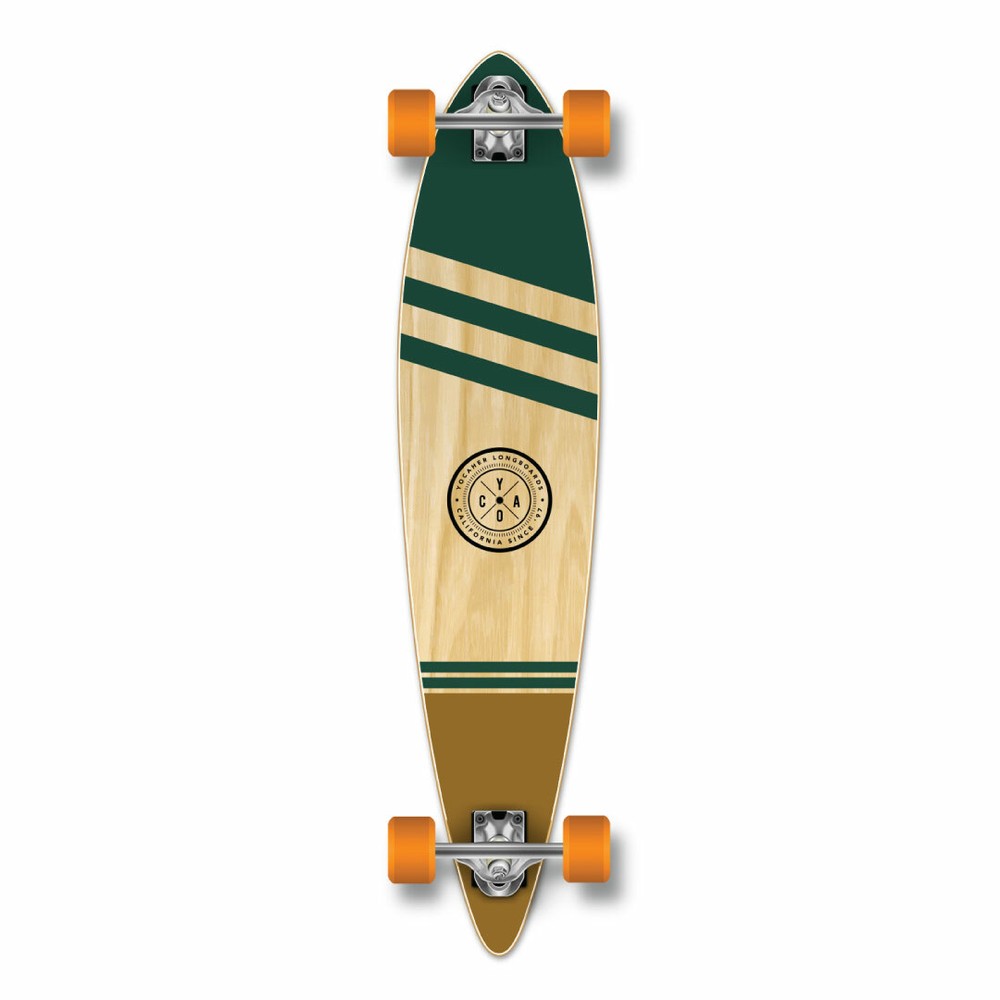 YOCAHER Pintail Longboard Complete - Earth Series - Wind (GOLD)