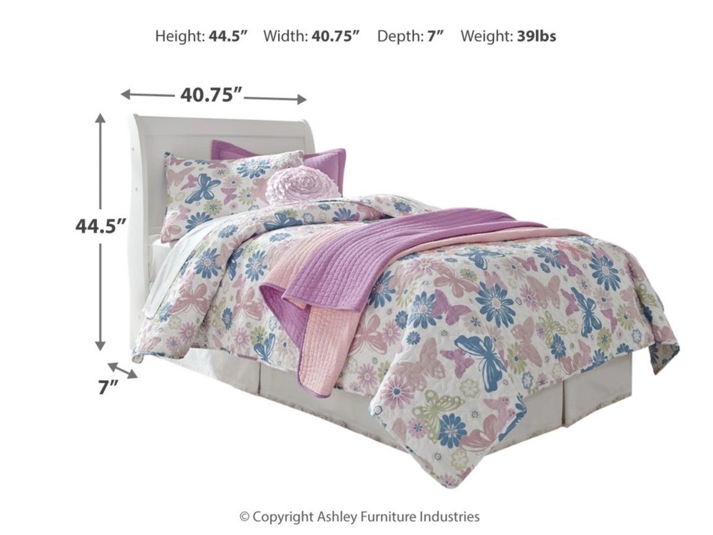 Anarasia Twin Sleigh Headboard