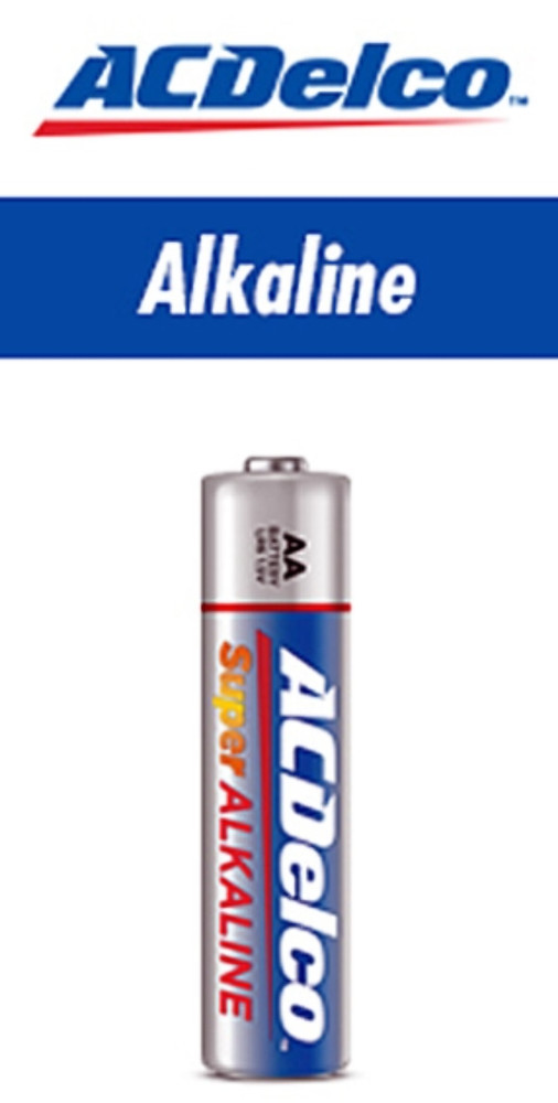 ACDelco ACD-4AA 4 PACK AA ALKALINE BATTERIES