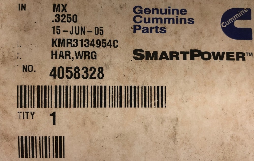 Cummins 4058328, Wiring Harness