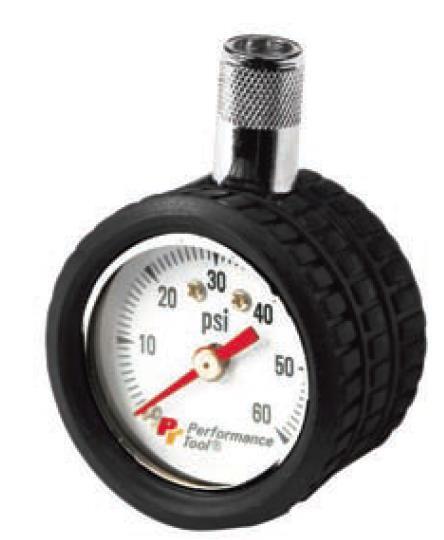 Performance Tool Mini Dial Tire Pressure Gauge W9105