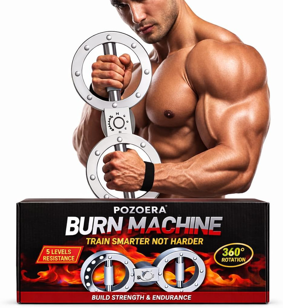 Adjustable Resistance Burn Machine for Forearm Strength Training and Arm Workout