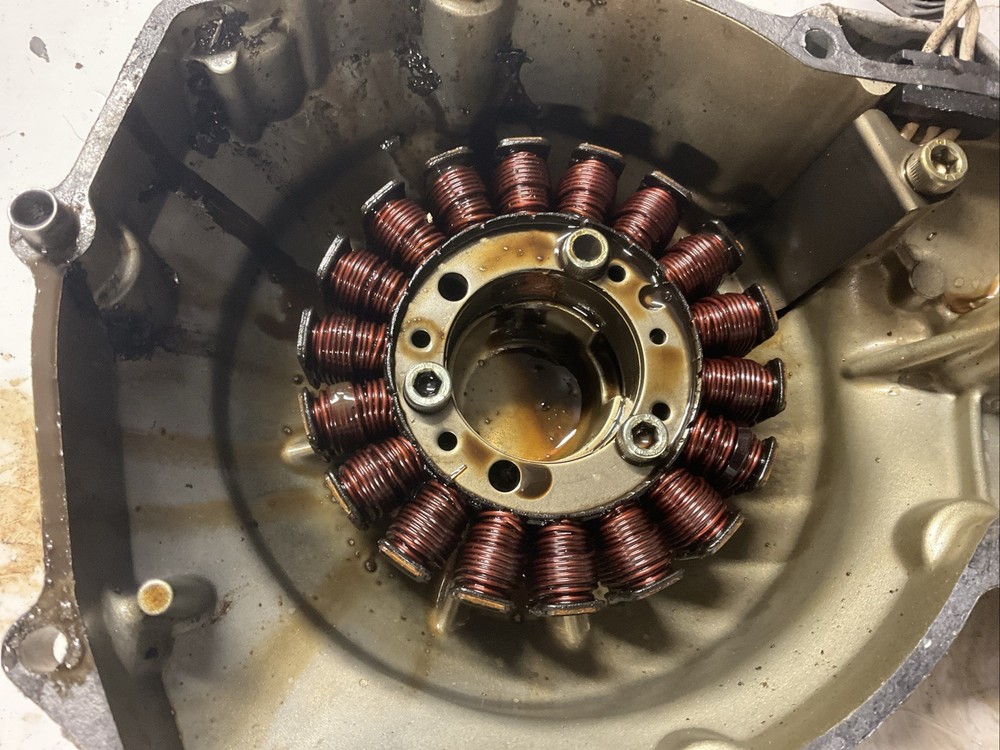 Kawasaki ER6 Generator Coils And Cover 2006-onwards