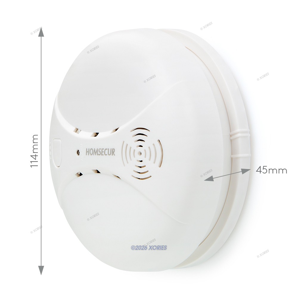 HOMSECUR Wireless WIFI 4G 2G LCD Home Security 7" Alarm System with Panic Button