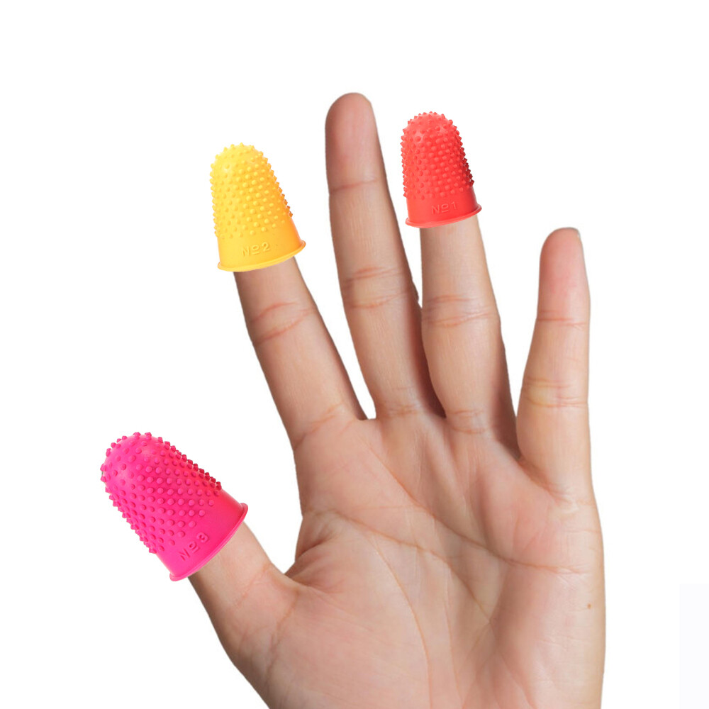 20 Pcs Multi Function Rubber Finger Protectors Non Slip Finger Cots for Home