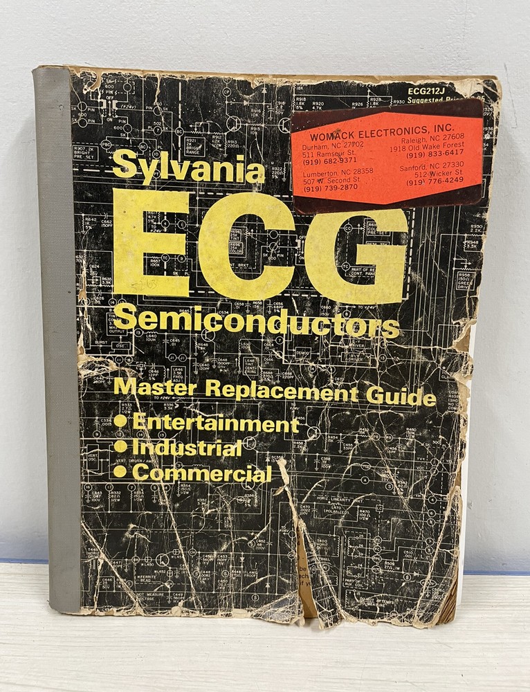 Sylvania ECG Semiconductors Master Replacement Guide 1979