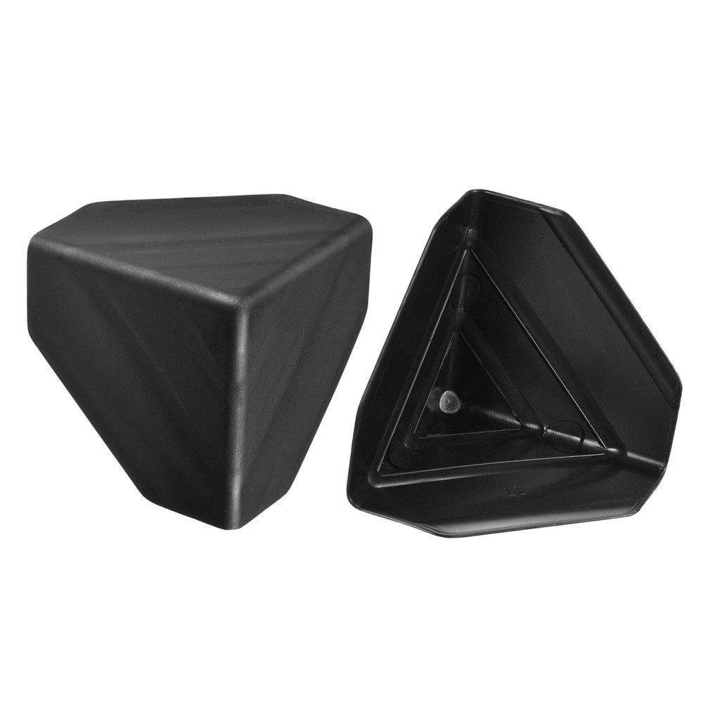 16Pack Corner Protector PP Plastic 3" x 3" x 3" for Carton Black