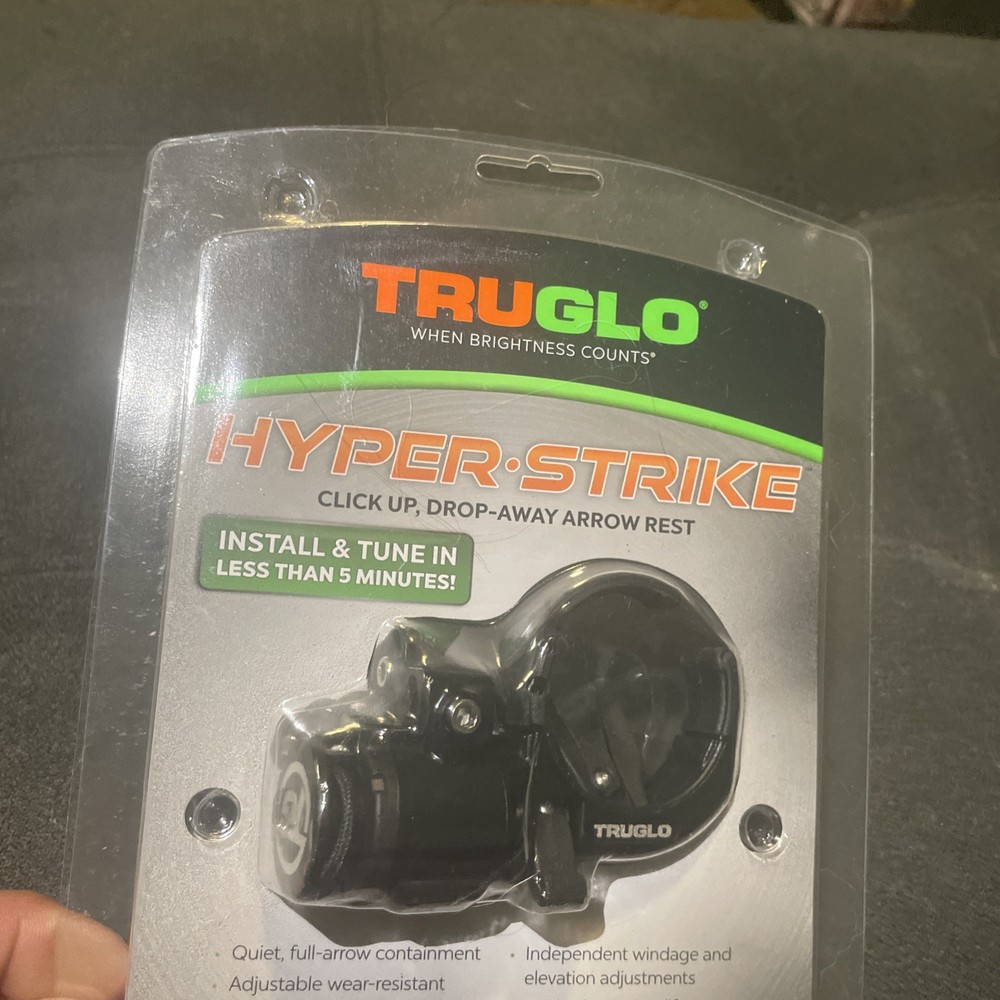 TruGlo Hyper-Strike Drop Away Rest Black LH