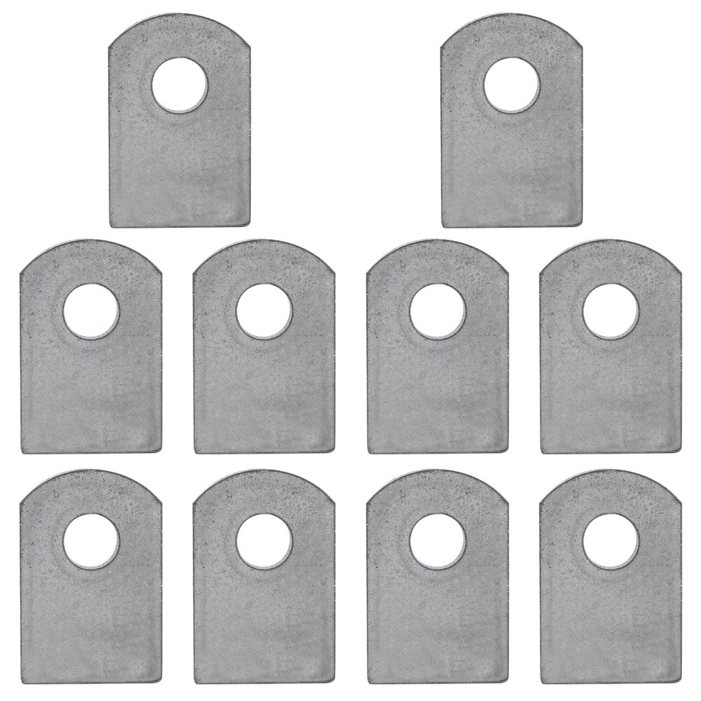 Weld on Tabs, Steel Shock Basic Tab, Flat Mount-Small 3/16" Thick