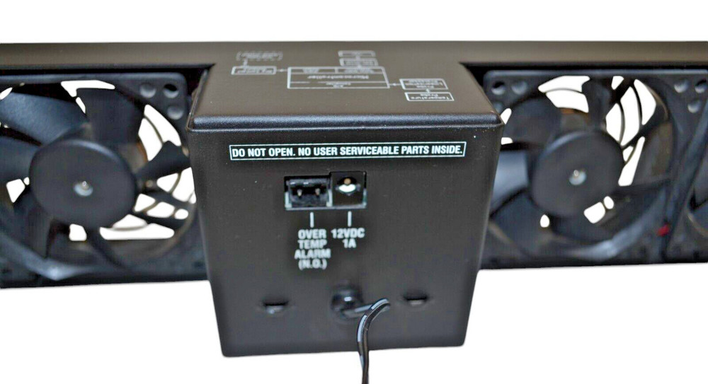 Middle Atlantic UQFP 4RT Quiet 4 Fan Panel With Thermistor Rack Cooling System