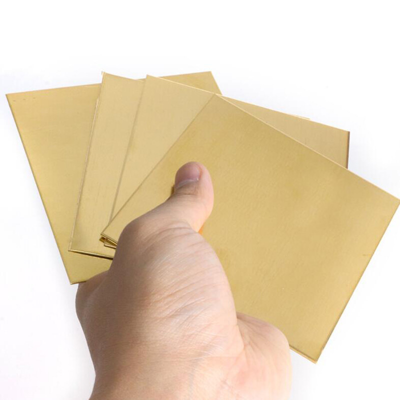 Brass Sheet Plate 0.5-6mm Guillotine Cut Sheet Various Multiple Sizes Available