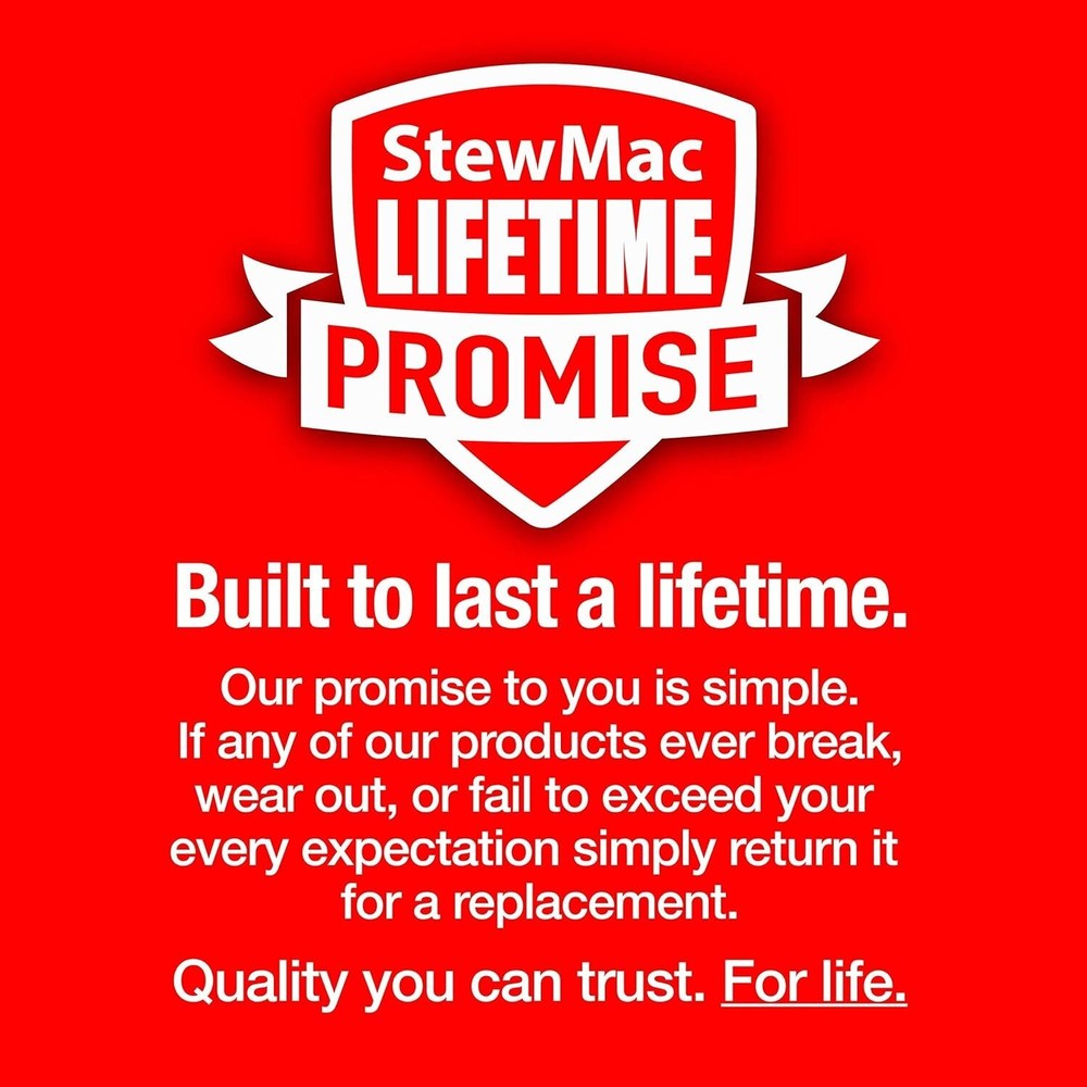 StewMac Bleached White Bone Nut Blank For Fender