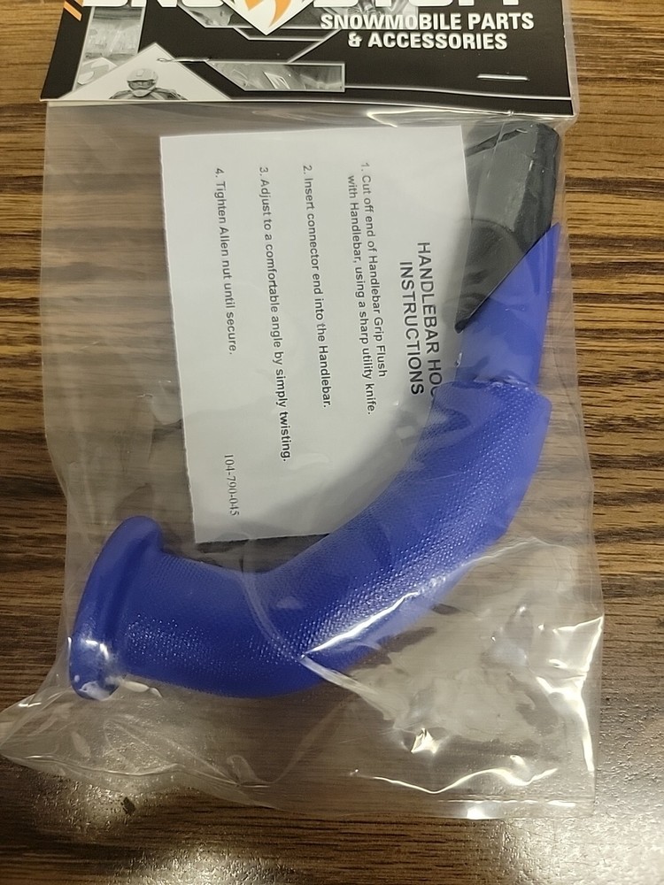 NEW Sno-Stuff DEEP BLUE COMBINATION Snowmobile Handlebar Hook. #104-459-96