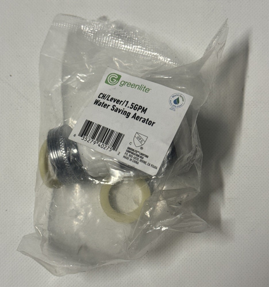 Greenlite, CH/ Lever/ 1.5GPM, Water Saving Aerator