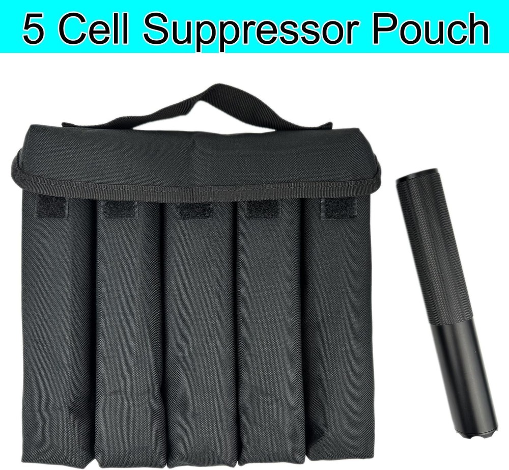5 Cell Suppressor Pouch Silencer Transport bag Storage Case...