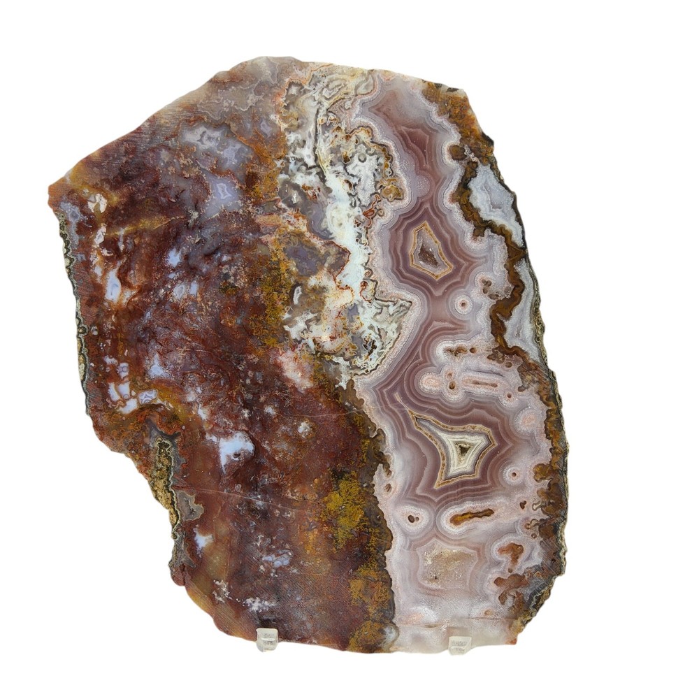 Moroccan Agate, slab, cabbing rough, lapidary, #R-6391