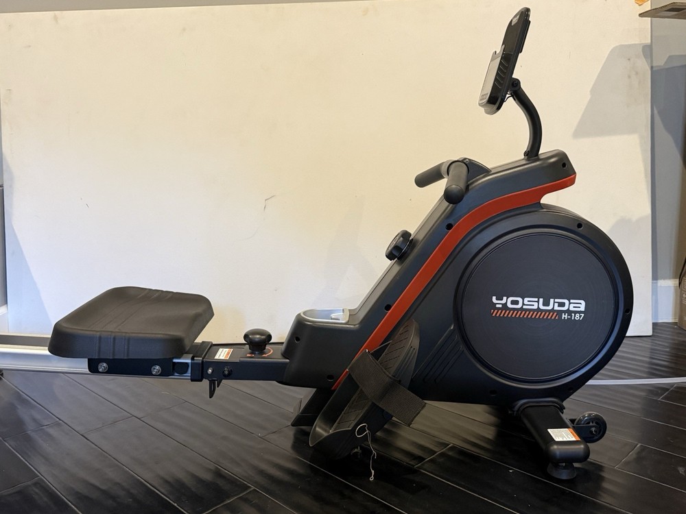 Yosuda H-187 Magnetic/Water Rowing Machine Black Bluetooth App Supported