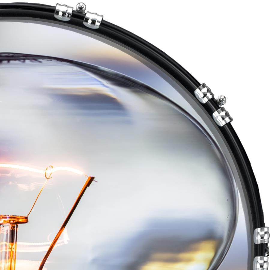 20" Custom Bass Kick Drum Front Head Graphical Graphic Light Bulb 1