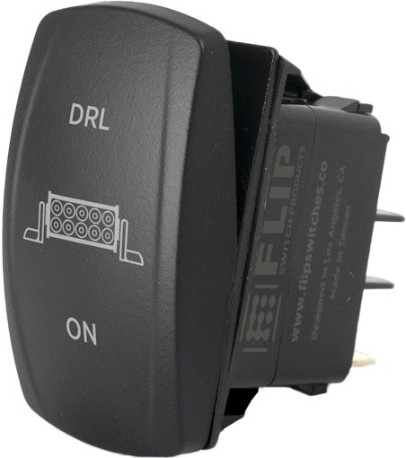Flip Custom Standard Rocker Switch DRL 3 Position