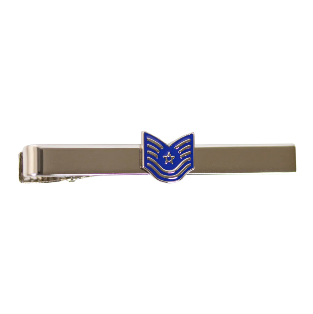 GENUINE U.S. AIR FORCE TIE BAR: ENLISTED TECH SERGEANT