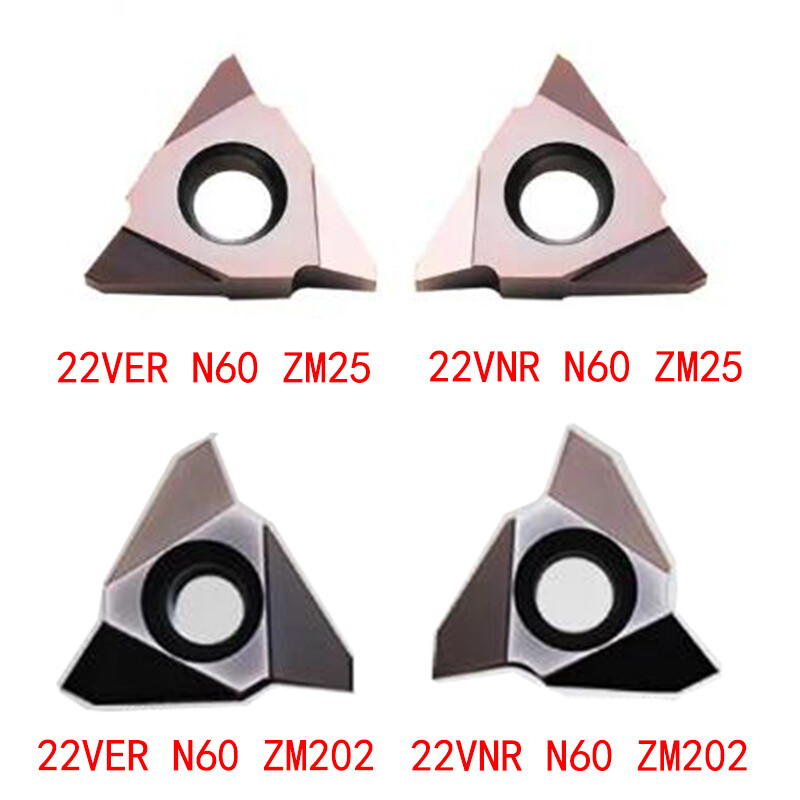 10PCS 22VER N60 / 22VNR N60 CNC Carbide Insert Internal External Thread Insert