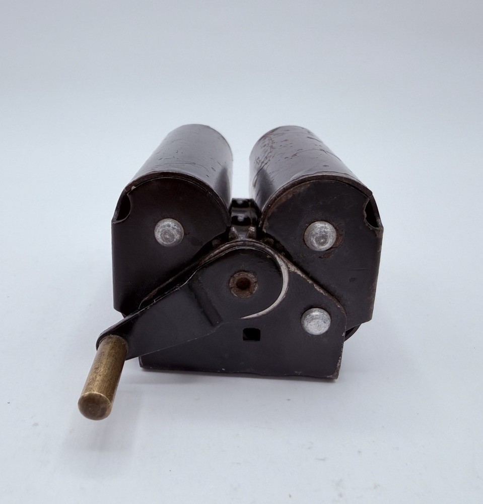 Antiq. Manual Razor Blade Sharpener Hand Crank Stropper Bakelite Grooming Tool