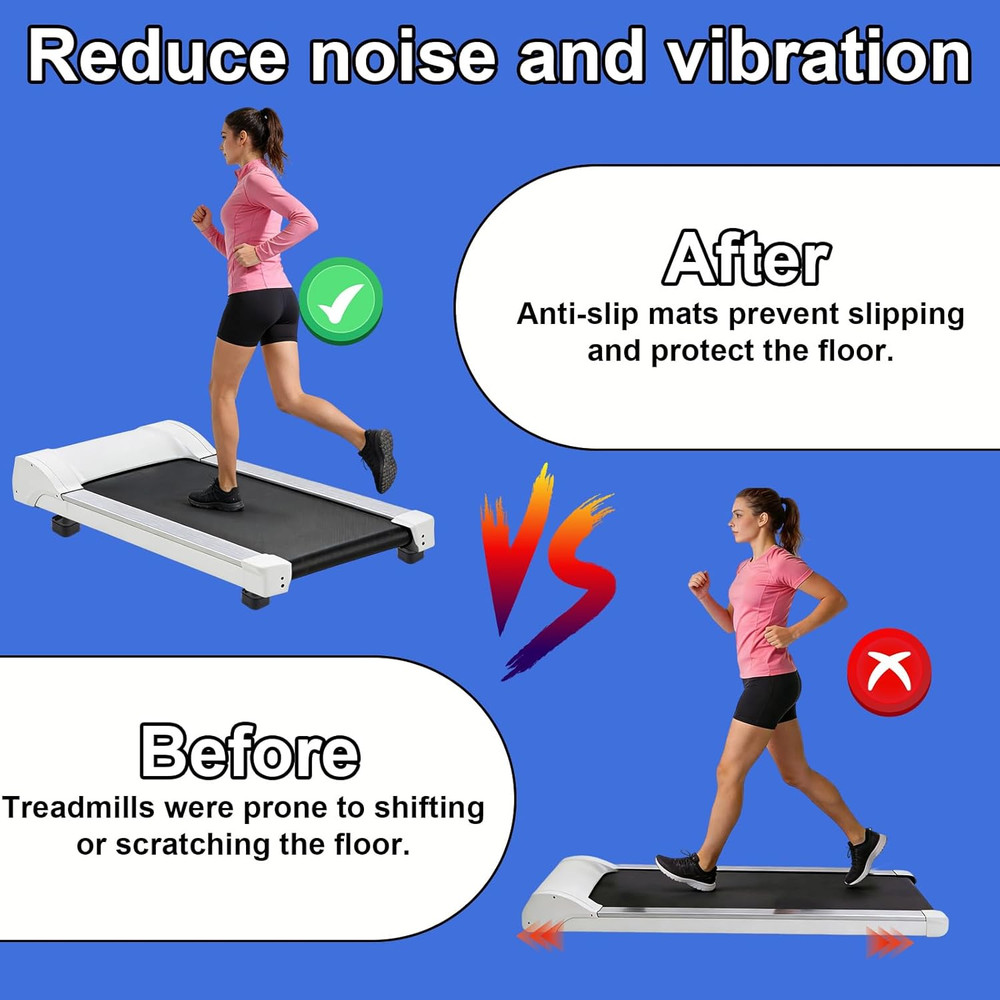 4Pcs Treadmill Incline Riser Blocks, Walking Stackable Height Adjustable Incline