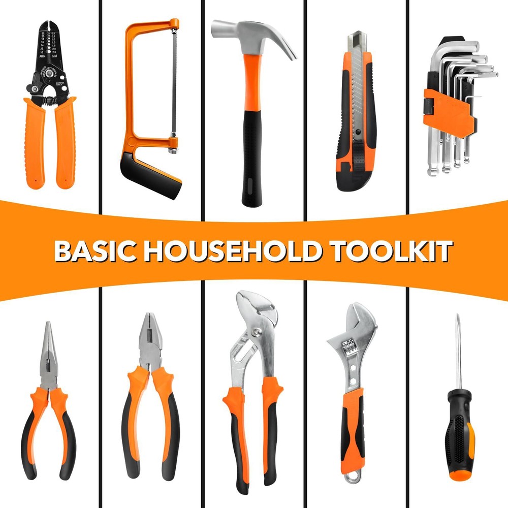 157-Piece General Household Tool Kit with Toolbox Storage Case