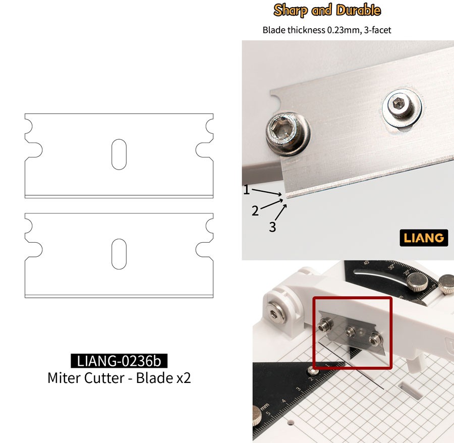 Liang Blade (2pcs) for Miter Cutter