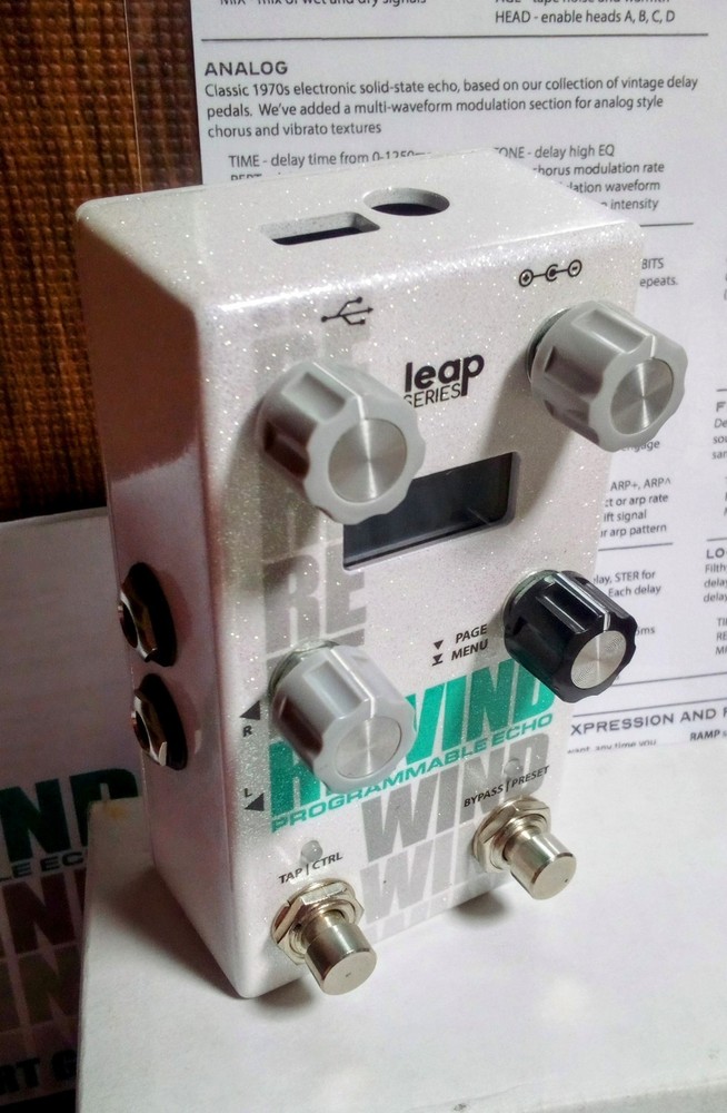 Alexander Pedals Rewind Programmable Echo Effect Pedal - New