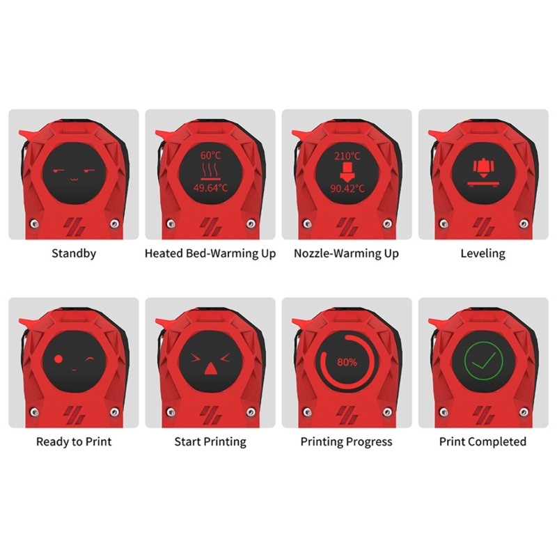 KNOMI V2.0 3D Printer Display Screen Part Open Source Show Printer for Klipper