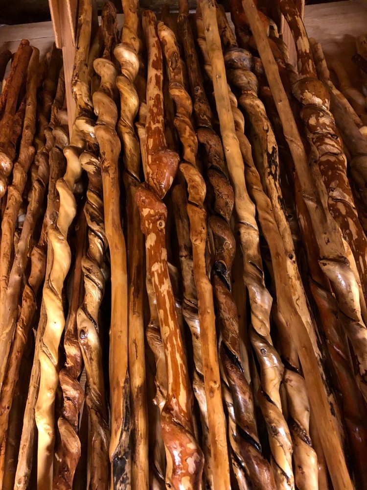 Vine Curled Walking Sticks (Ebay)