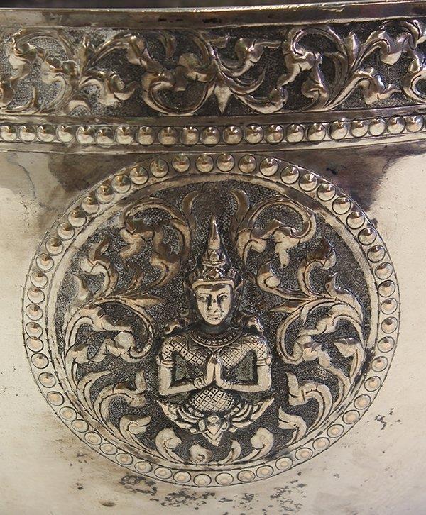 Exquisite Thai Silver Bowl.
