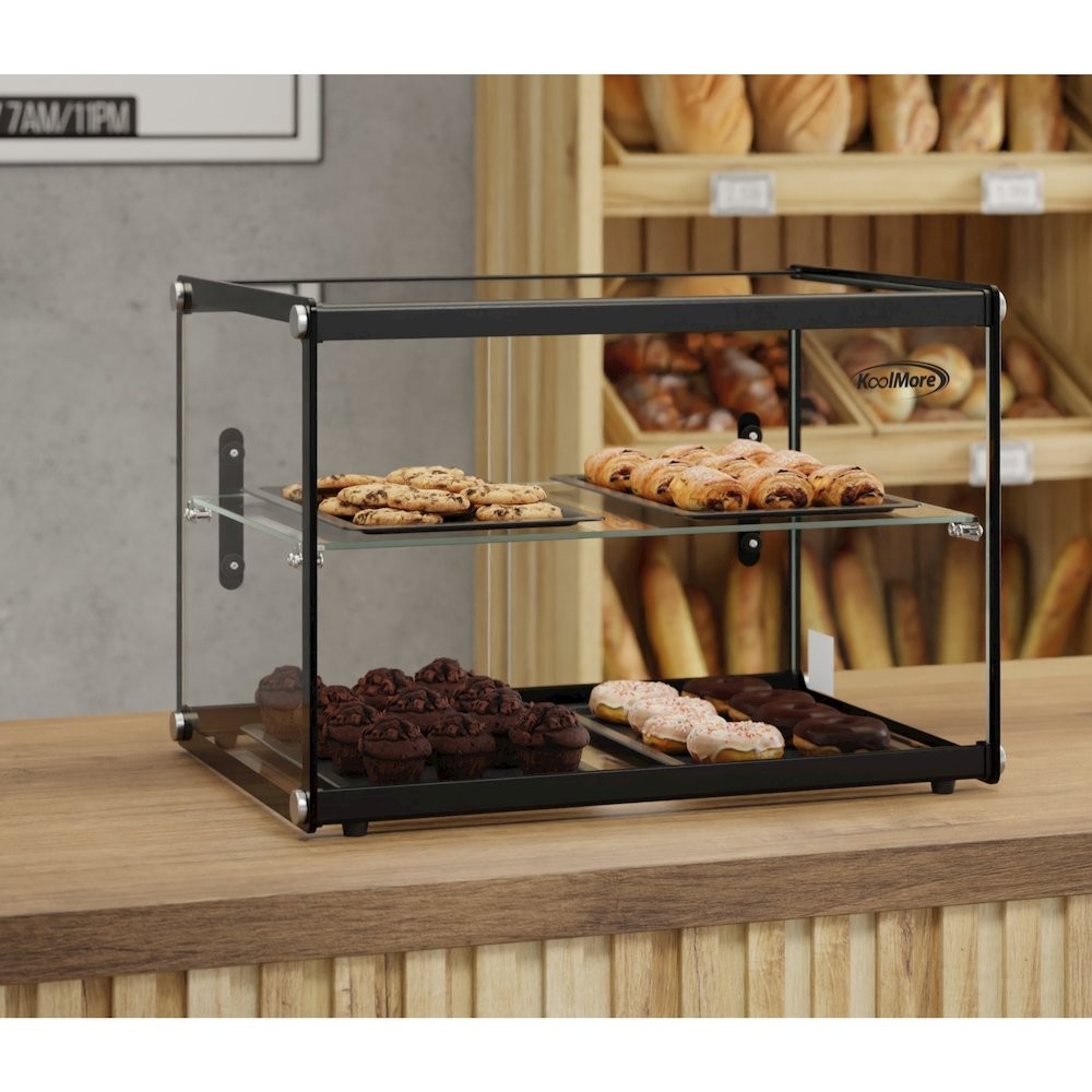 22 in. Tiered Pastry Display Case