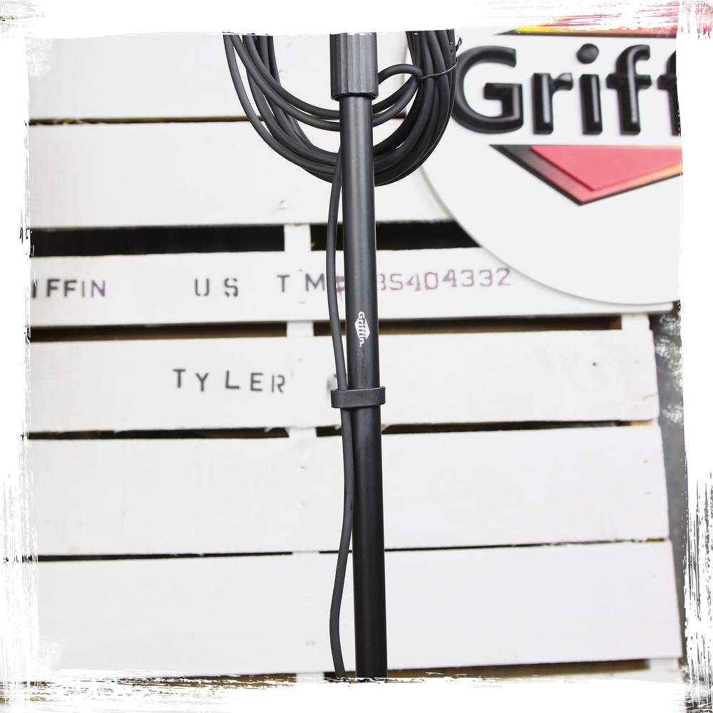 GRIFFIN Microphone Stand - Telescopic Mic Boom Mount Stage Studio Holder Clip