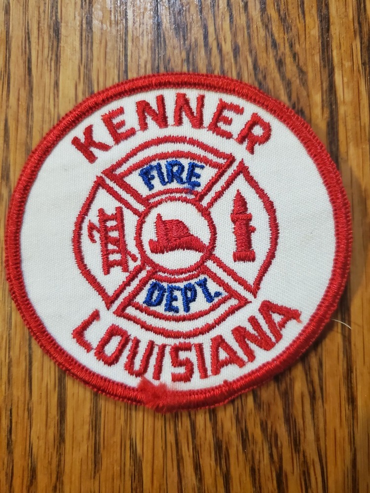 obsolete Kenner Fire Department patch from Louisiana