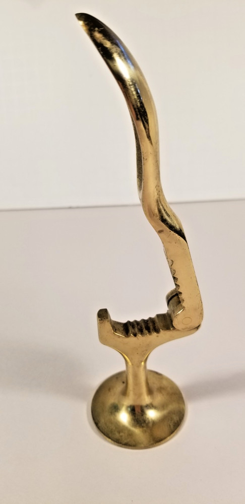 Vintage Brass Footed Nutcracker Japan MCM